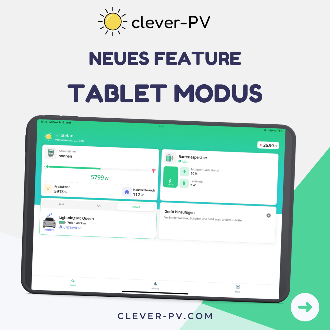 Neues Feature: Der Tablet-Modus