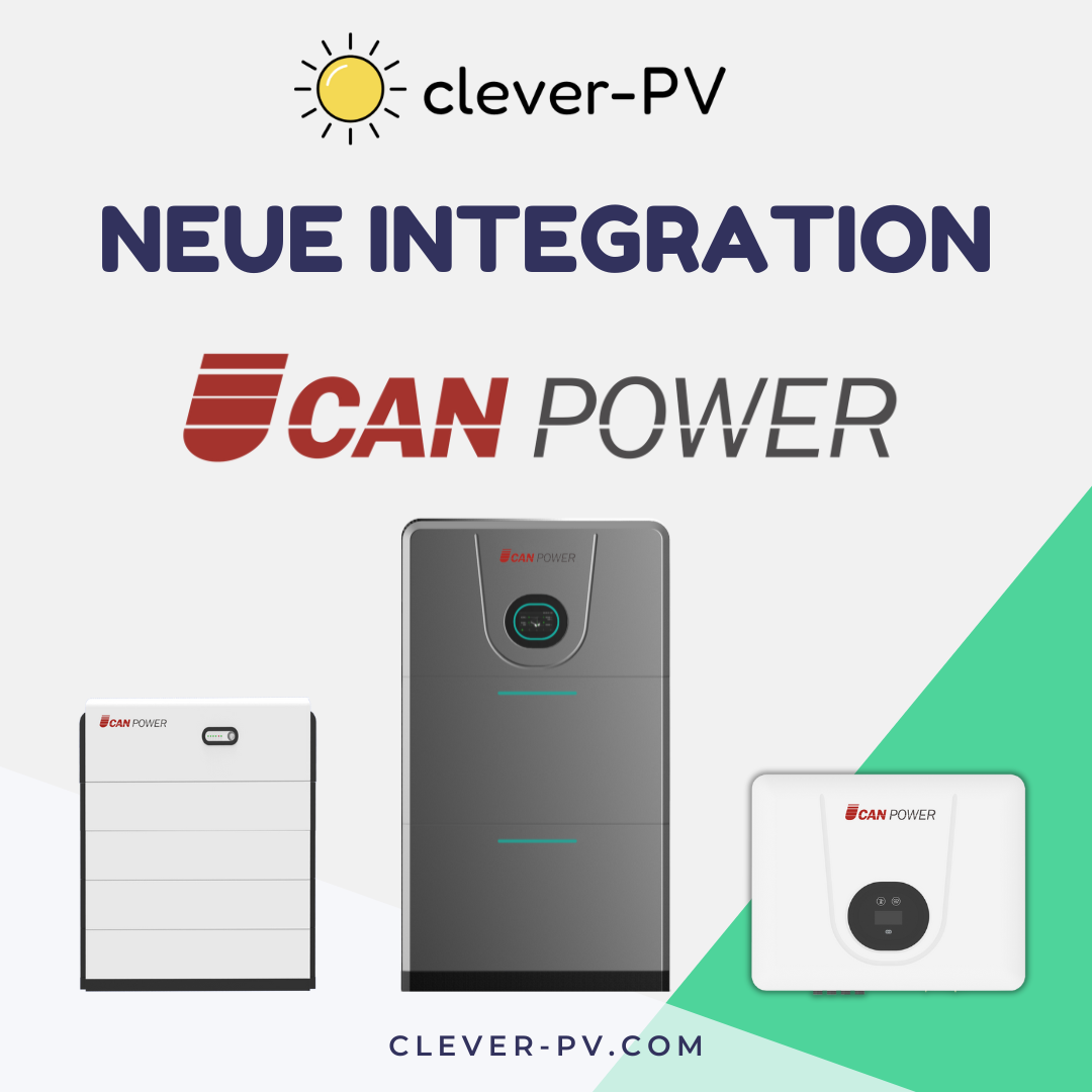 UCanPower jetzt mit clever-PV kompatibel