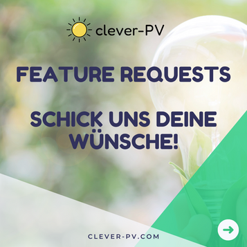 Feature Requests – Schick uns deine Wünsche!